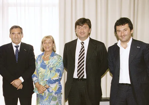 La famille Ruffo représente les différentes marques : Comac, Fimap, Tmb et Cofirent